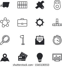 web vector icon set such as: site, race, express, image, credit, lock, experiment, molecular, workout, suitcase, transportation, valentine, briefcase, magnification, work, mass, signal, leisure, idea