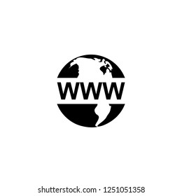 web vector icon. web sign on white background. web icon for web and app