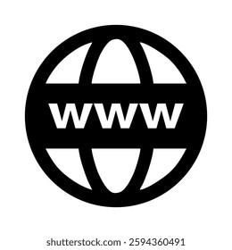 web vector icon with transparent background