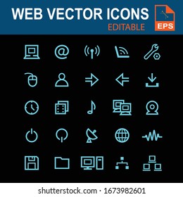Web Vector Icons for your website or social media needs
