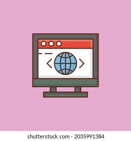 web Vector illustration on a transparent background. Premium quality symbols. Vector Line Flat color  icon for concept and graphic design.