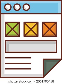 web Vector illustration on a transparent background. Premium quality symbols. Vector Line Flat color  icon for concept and graphic design.