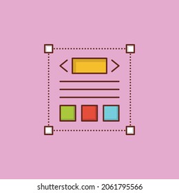 web Vector illustration on a transparent background. Premium quality symbols. Vector Line Flat color  icon for concept and graphic design.