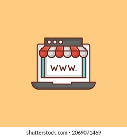 web Vector illustration on a transparent background. Premium quality symbols. Vector Line Flat color  icon for concept and graphic design.