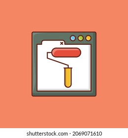 web Vector illustration on a transparent background. Premium quality symbols. Vector Line Flat color  icon for concept and graphic design.