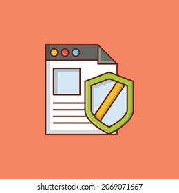 web Vector illustration on a transparent background. Premium quality symbols. Vector Line Flat color  icon for concept and graphic design.