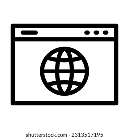 Web Vector Thick Line Icon For Personal And Commercial Use.
