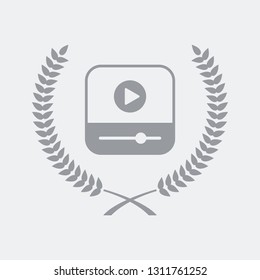Web video premium icon