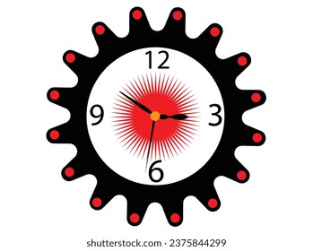Diseño de conjunto de iconos de reloj web para empresas