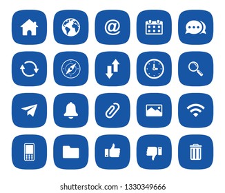 Web, website icon set
