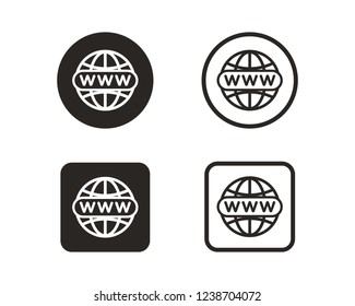 Web, website icon sign symbol