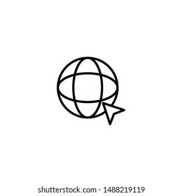 web, website icon vector illustration
