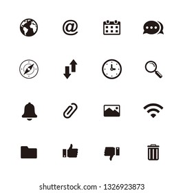 Web, website, ui icon set