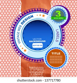 web wheel design or banner