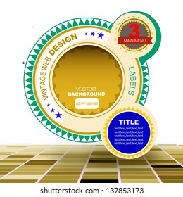 web wheel design or banner