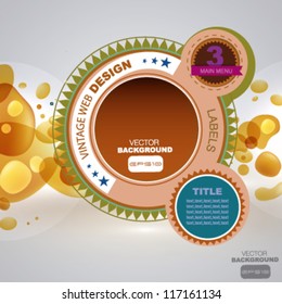 web wheel design. vector illustration