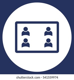 Web Window Icon Vector flat design style