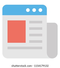 
A web window showing bulletin on a left corner giving an idea of newsletter 
