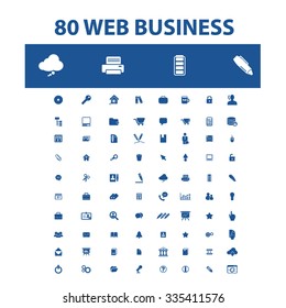 web work, business, home office, supplies, icons, signs vector concept set for infographics, mobile, website, application
