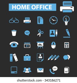 web work, business, home office, supplies, icons, signs vector concept set for infographics, mobile, website, application
