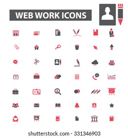 web work icons