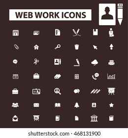 web work icons