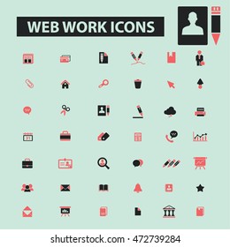 web work icons