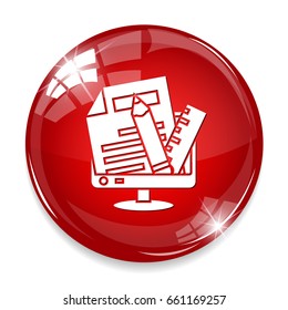 web writing tools icon