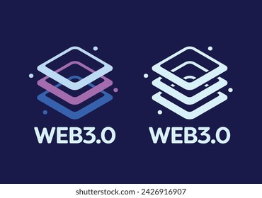 Web3 blockchain and token gateway network icon