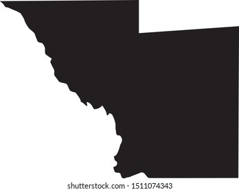 carte du comté de webb dans l'état du texas