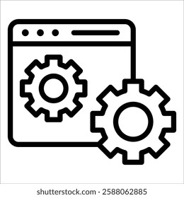 Web-Based Tools Icon Element For Design