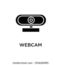 webcam black filled silhouette icon design