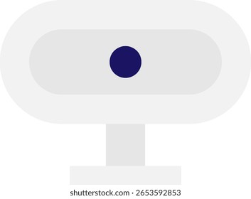 Webcam Camera Device Icon Vector Flat Illustration