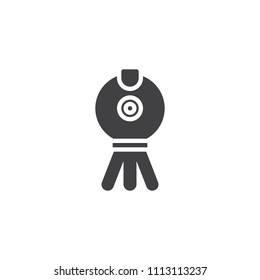 Webcam computer device vector icon. filled flat sign for mobile concept and web design. web camera simple solid icon. Symbol, logo illustration. Pixel perfect vector graphics