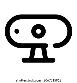 webcam for electronic icon lineal