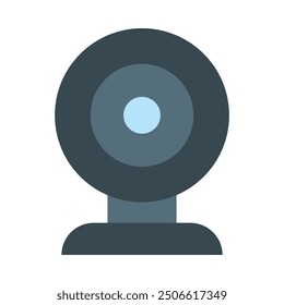 Webcam Flat Icon Design For Personal nad Commercial Use