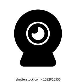 webcam glyph icon 