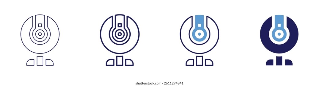 Webcam offers​ icon in 4 different styles. Thin Line, Line, Bold Line, Duotone. Duotone style. Editable stroke.