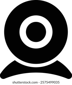 Webcam Icon, Camera Lens Icon, Video Call Icon, Live Stream, cc camera icon