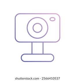 Webcam icon. Computer hardware icon design. vector graphic