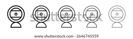 Webcam icon concept. graphic design, logo, Web, UI.