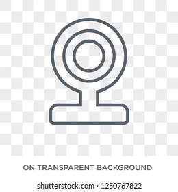 Webcam icon. Webcam design concept from Electronic devices collection. Simple element vector illustration on transparent background.