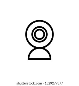 webcam icon design template. Trendy style, vector eps 10