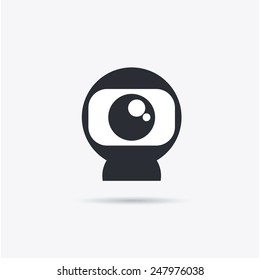 webcam icon design, vector illustration eps10 graphic 
