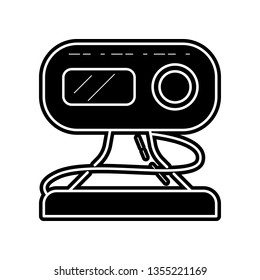 Webcam icon. Element of Media tool for mobile concept and web apps icon. Glyph, flat icon for website design and development, app development