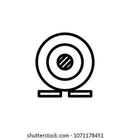 Webcam icon. Element of minimalistic icons for mobile concept and web apps. Thin line icon for website design and development, app development