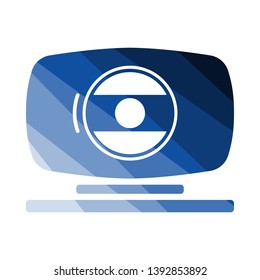 Webcam Icon. Flat Color Ladder Design. Vector Illustration.