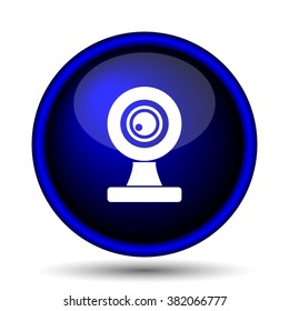 Webcam icon. Internet button on white background. EPS10 vector