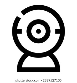 Webcam icon. Internet technology concept. Icon in line style