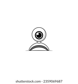 Webcam icon is0lated vector graphics